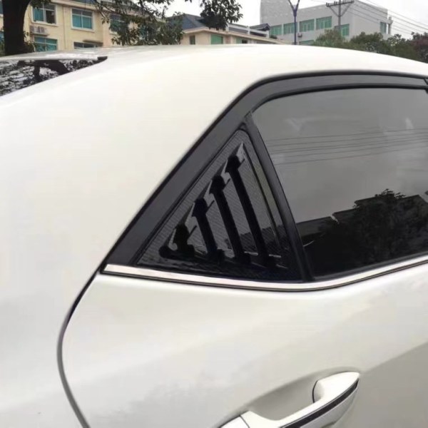 Toyota Corolla Ralink dubbelmotor fönster persienner falska luftuttag speciell modifiering dekoration Carbon grain