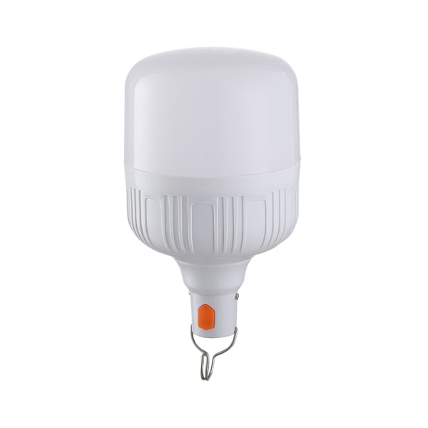 Uppladdningsbar LED-lampa batteridriven utomhuslampa med hängkrok och USB portabelt campingljustält 40