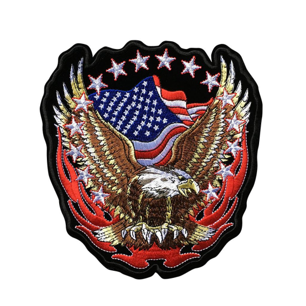 Eagle Army Badge Broderad Patch För Kläder Stryk på Gör-det-själv-kläder Tillbehör