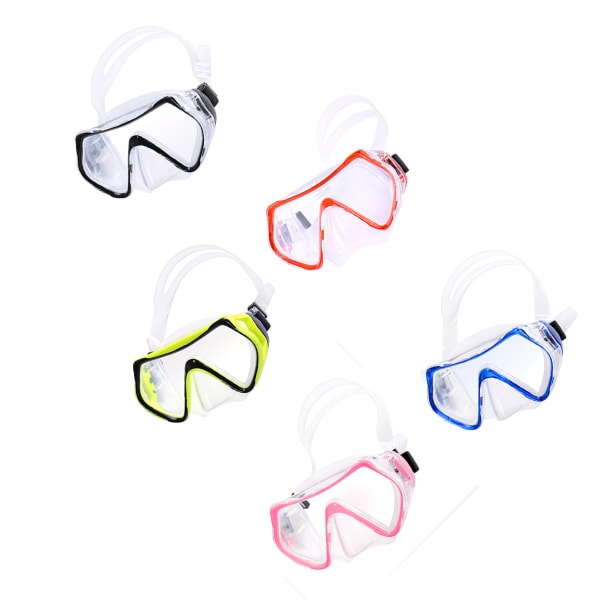 dyk PVC-glasögon dykutrustning för vuxna mask dykglasögon stor ram dykglasögon snorklingskläder cover blue