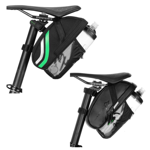 Cykelväska för mountainbikes och hopfällbara cyklar Vattentät cykelväska i baksäte carbon print