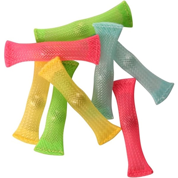 4st dekompressionsleksak vävt nätrör med kulor fidget toys för barn Vuxen lättnadsångest