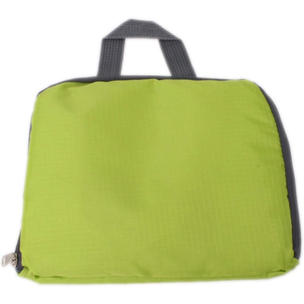 Vandringsryggsäck Vikbar vattentät lätt dagväska för utomhusresor och camping, grön