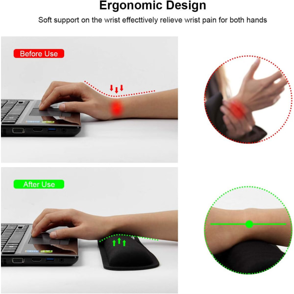De enastående minnesbubblorna med tangentbordsarmband och ergonomi kan enkelt skriva och lindra smärta.