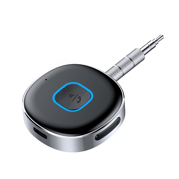 Bil Bluetooth adapter, Mini Bluetooth 5.0-mottagare för hemstereo/högtalare/trådbundna hörlurar, Bluetooth bil