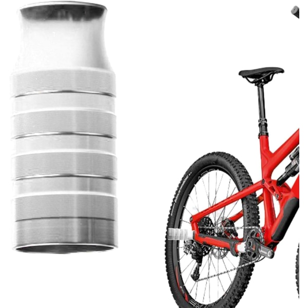 Lampfäste för cykelhjul, cykellamphållare i aluminiumlegering, Cykel HubExtender förlängningsljusfäste silver