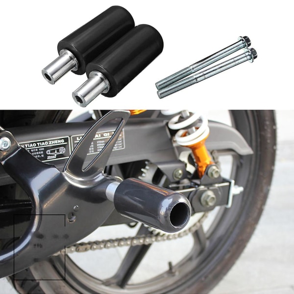 Motorcykel Ram Slider Wheels Sliders Crash Pad Fall Protector Guard Cover H10Y