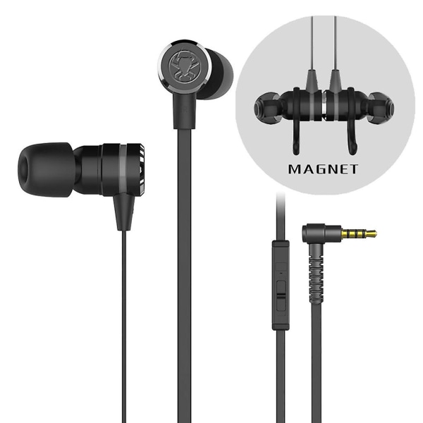Mode in-ear trådbundet mobilt headset med mikrofon Plug and Play Dator stöder hörlurar Lätt bärbar telefonljudutrustning