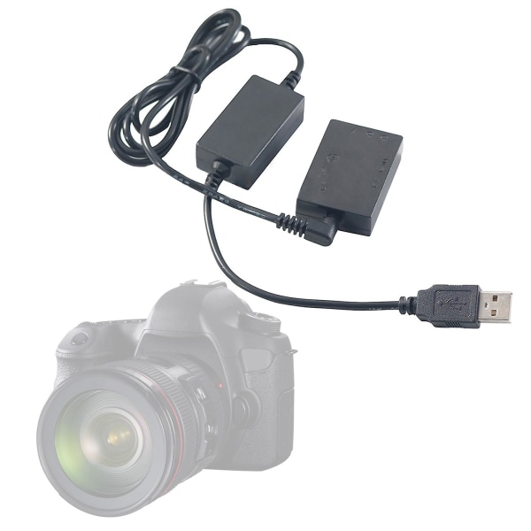 Ack-e12 DC Adapter För Eosm M10 M50 M100 M200 M50 Kameror USB Drive Kabel