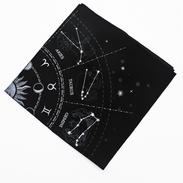 49x49cm Altar Tarot Card Duk Duk 12 Constellation Pentacle Duk
