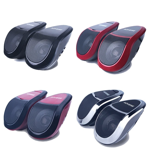Ny motorcykel Audio MP3 Bluetooth -radio med ljusmodifierad pedal elbil högtalare power black