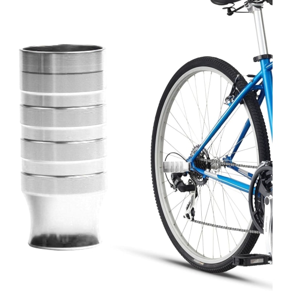 Lampfäste för cykelhjul, cykellamphållare i aluminiumlegering, Cykel HubExtender förlängningsljusfäste silver