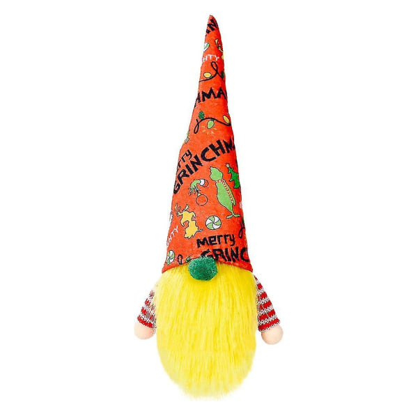 Christmas Gnome Merry Christmas Tomte Svensk Tomte Nisse Plyschdocka Till Juldekorat H10Y