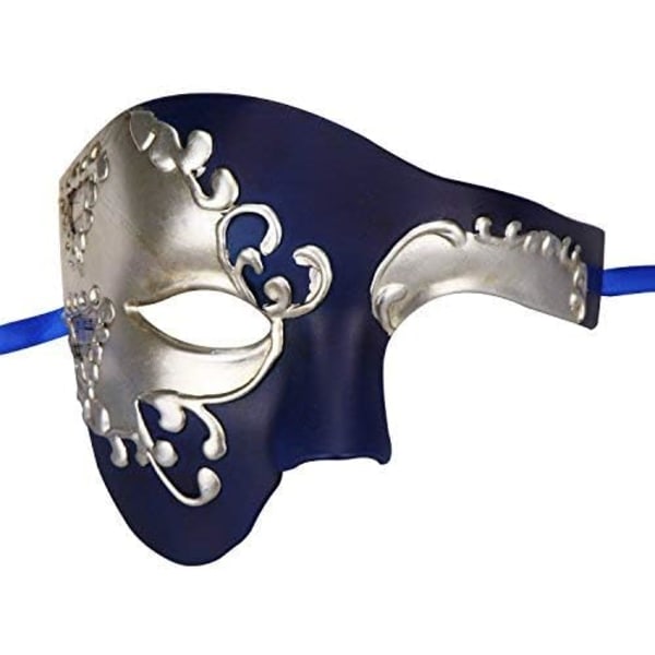 Vintage Design Half Face Mens Phantom of The Opera Venetian Carnival Masquerade Mask