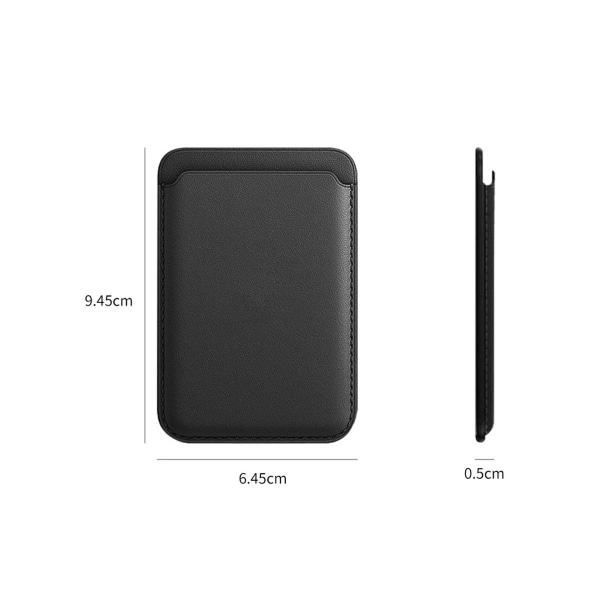 Plånbok Läder kompatibel med iPhone 12/13/14 Mini/Plus/ Pro/Max korthållare med RFID och MagSafe-magnet