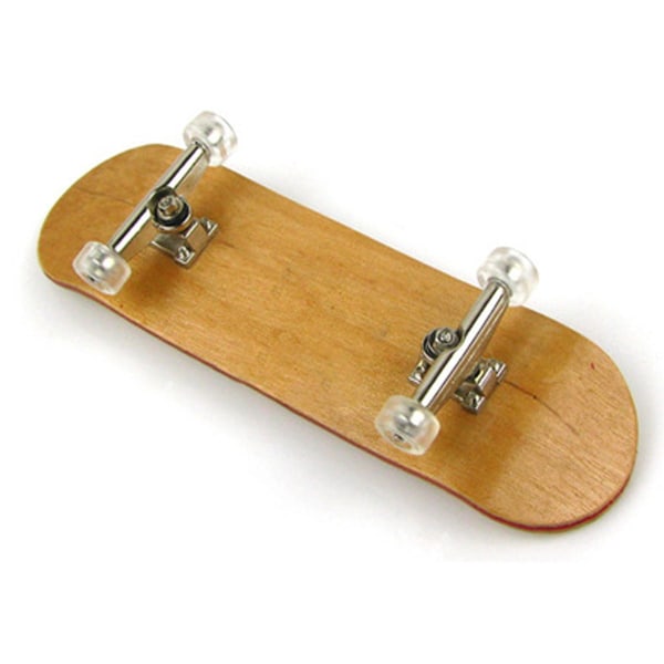 Barn Professionell Komplett Trä Mini Fingerboard Finger Skateboard Lönnleksak transparent