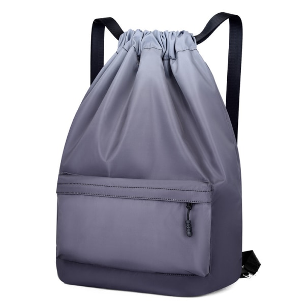 Risefit Vattentäta dragväskor, printed Gymsäcksäckar Väskor Sportryggsäckar för shopping Simning Yoga （1st） gray 