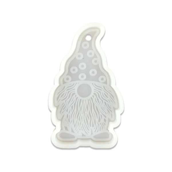 Påsk Gnome Nyckelring Epoxi Form Nyckelring Pendel Silikonform Mould -det-själv hantverk Smycken Gjutverktyg