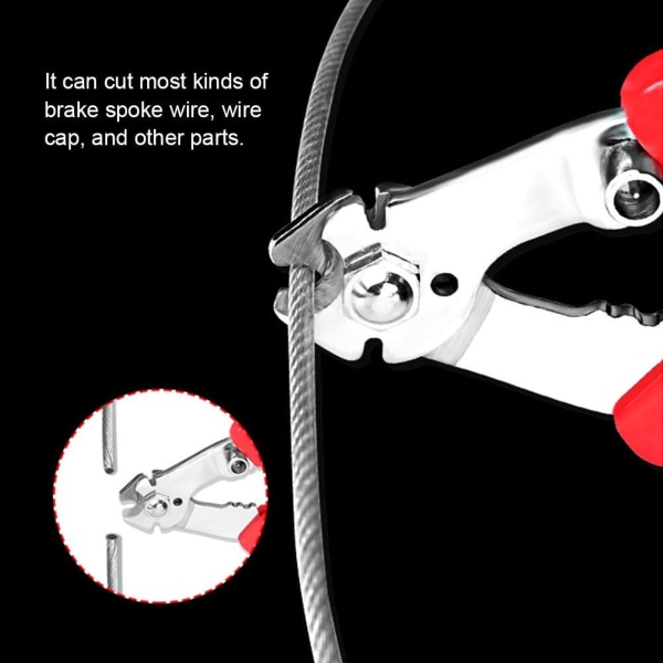 Cykeltrådsavskärare, multifunktionscykel Cykelekrar Bromstrådsavskärare reparationsverktyg