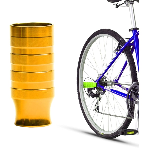 Lampfäste för cykelhjul, cykellamphållare i aluminiumlegering, Cykel HubExtender förlängningsljusfäste gold