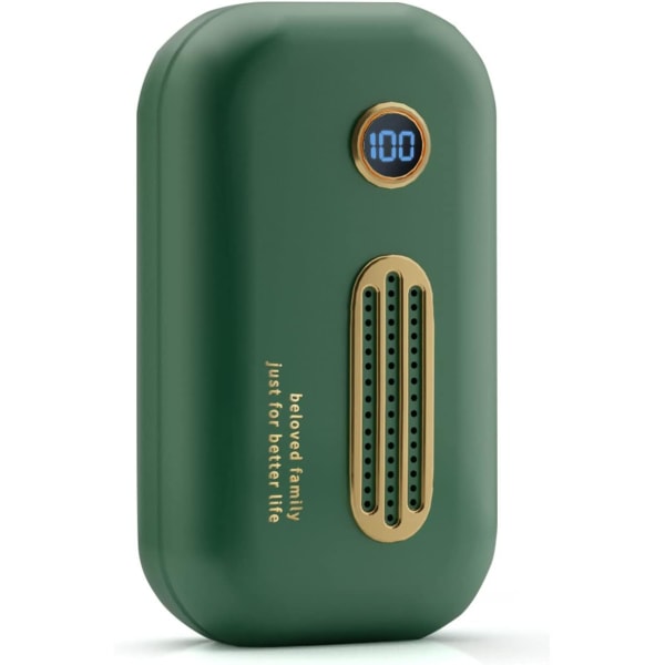 Luftrenare Elektriskt Kylskåp Deodorizer USB Uppladdningsbar luftfräschare med 1200mAh batteri Portabelt Kylskåp Luktborttagare green