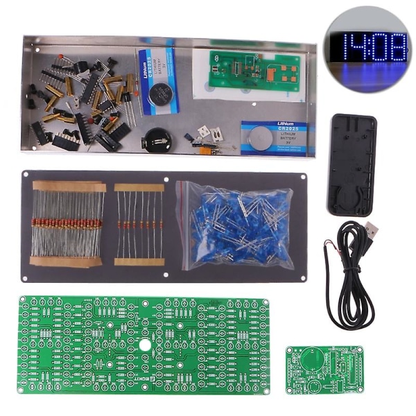Ecl-132 DIY Kit Supersized Screen Led elektronisk display med fjärrkontroll