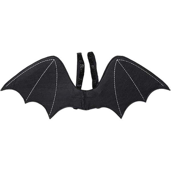 Halloween Cosplay Fladdermusvingar för barn och vuxna, Black Wings Halloween-festdräkt Tillbehör för låtsasspel, One Size