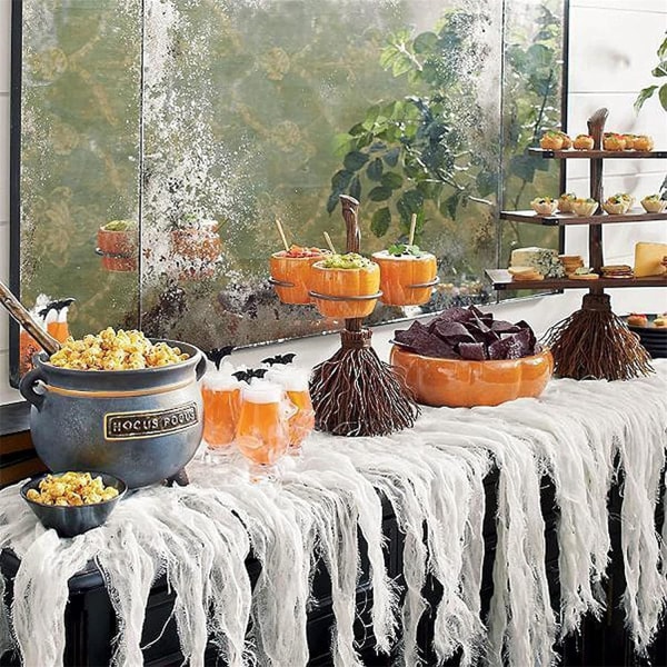 Halloween Pumpkin Snack Bowl Set -Skål och ställ, Snackkorg Godishållare, Perfekt för att servera mellanmål, sallad, efterrätt,
