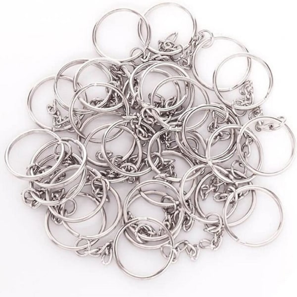 Smyckestillverkning Hitta 300 st högkvalitativa metallnyckelringar för hantverk DIY