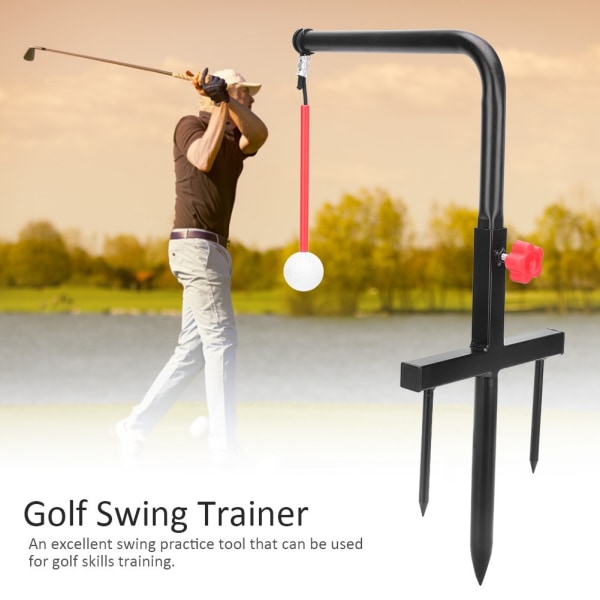 Golfswingtränare - perfekta din sving, justerbar höjd, robust, ger omedelbar feedback