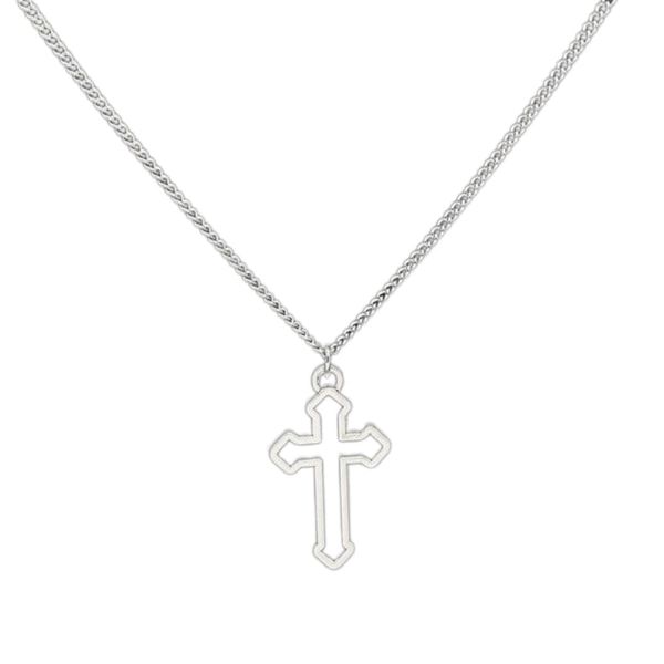 Män Kvinnor Jesus Kristus kors hänge halsband med mode enkel design påsk