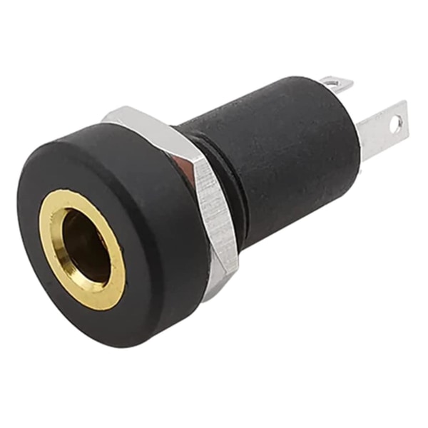 5/10 st 3,5 mm 3-kanals hörlurar hona Stereojack Panelmonterad kontakt
