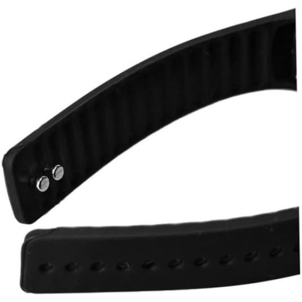 Unisex Fashion Digital Quartz Sportarmbandsur med silikonarmband - Svart Led Electronic Armbandsur