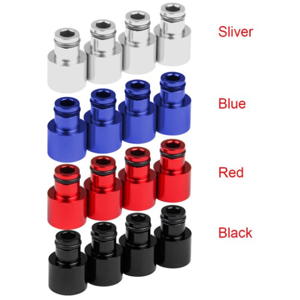 Bildelar injektoradapter 4-pack bildelar korrosionsskyddande bilförlängare injektoradapter blue