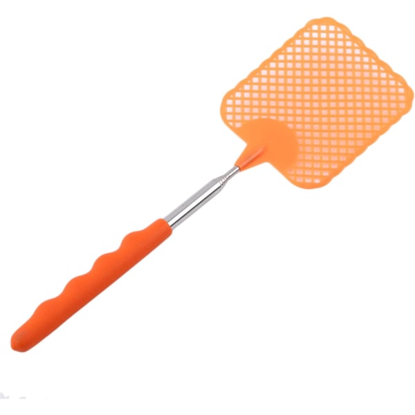 Slitstarkt infällbart handtag i rostfritt stål flugsmäll för hem och klassrum, orange Orange
