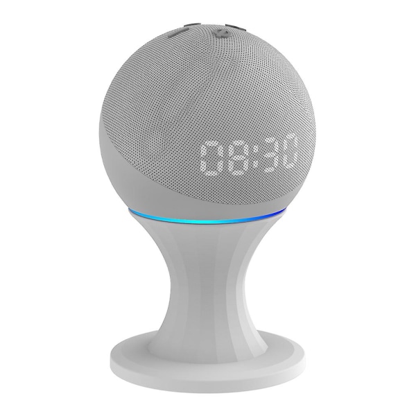 Ljudboxställ Smart Speaker Stabil Skrivbordshållare Cable Manager Basfäste för Echo Dot (4:e generationens) högtalare
