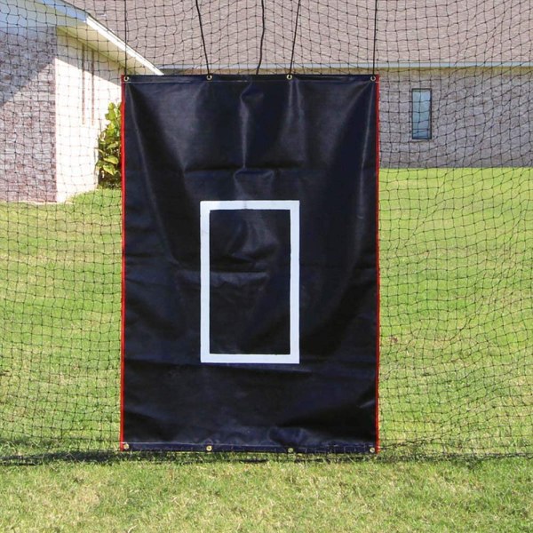 Baseball softball vadd bur mål tyg elastiskt rep träning vadd mål tyg
