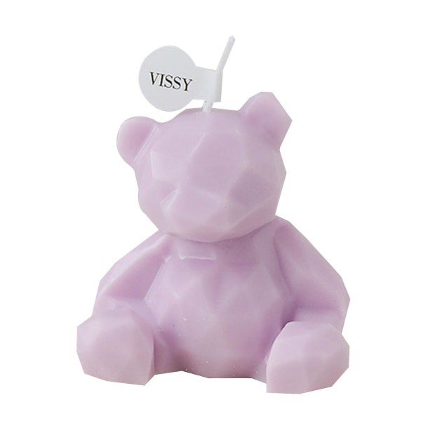 Mini Bear Ljus Vax Doftljus Söt Aromaterapi Ornament Present till Hemmakontoret Baby Shower Bröllopsfest dekoration