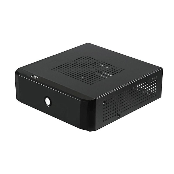 Praktisk power Hemmakontor Värdkapsling Htpc Case Box 2.0 USB Desktop Gaming Pc Chassi Fh01 Mini Itx