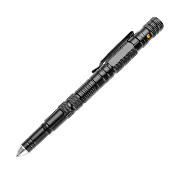 LED taktisk penna nytt försvar multifunktionell volframpenna vargsäker enhet utomhus försvar överlevnadsverktyg penna