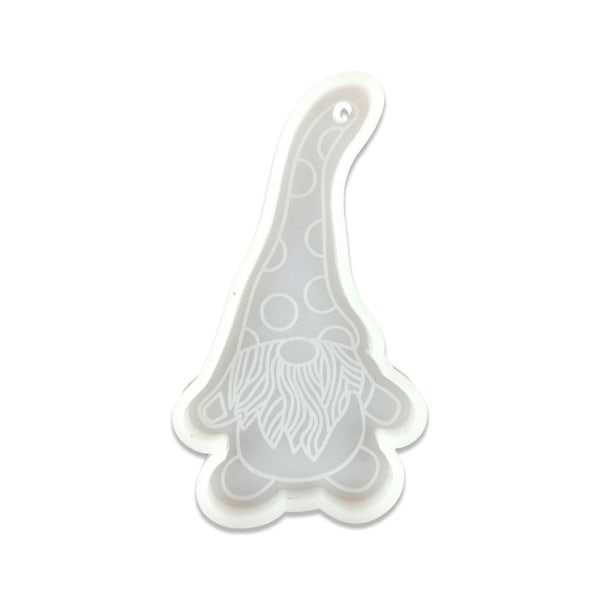Påsk Gnome Nyckelring Epoxi Form Nyckelring Pendel Silikonform Mould -det-själv hantverk Smycken Gjutverktyg