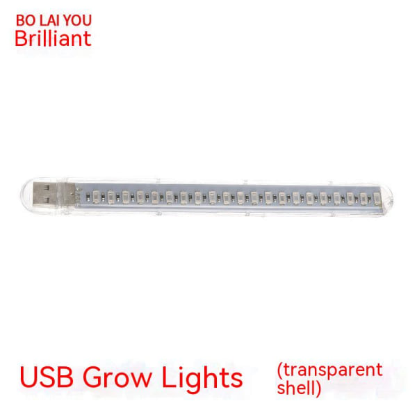 LED Plant Grow Light, USB Indoor Plant Grow Light, 5V skrivbordslampa för växttillväxt