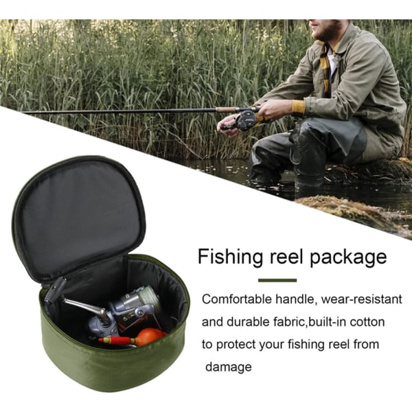 Fishing Reel Bag - Reptålig fiskeväska | Fiskspö case Förvaring Resväskor