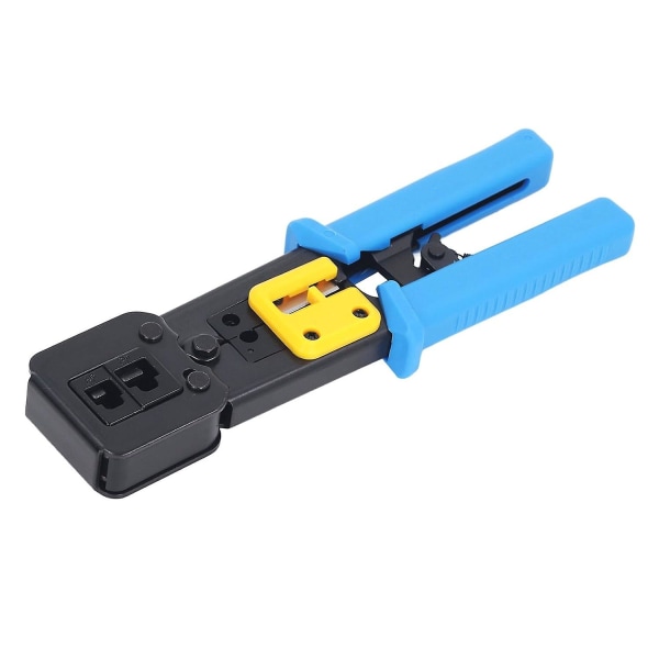 Ethernet Crimper 6p8p Verktyg Stål Kristallhuvud Rj45 Cat6 Ratcheti