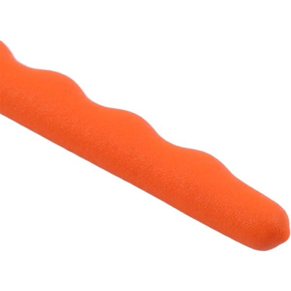 Slitstarkt infällbart handtag i rostfritt stål flugsmäll för hem och klassrum, orange Orange