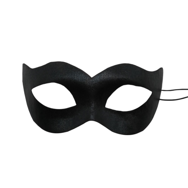 Maskeradmask för män Svart, Halloween Venetianska Masquerade Masker för vuxna, Svart Mardi Gras Mask