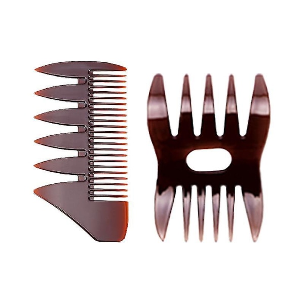 5 st Professionell Styling Kam, Retro Wide Tooth Comb Frisör