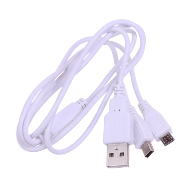 2 i 1 mikro USB kabel mobiltelefon laddare kabel mini usb mikro USB till USB sladd