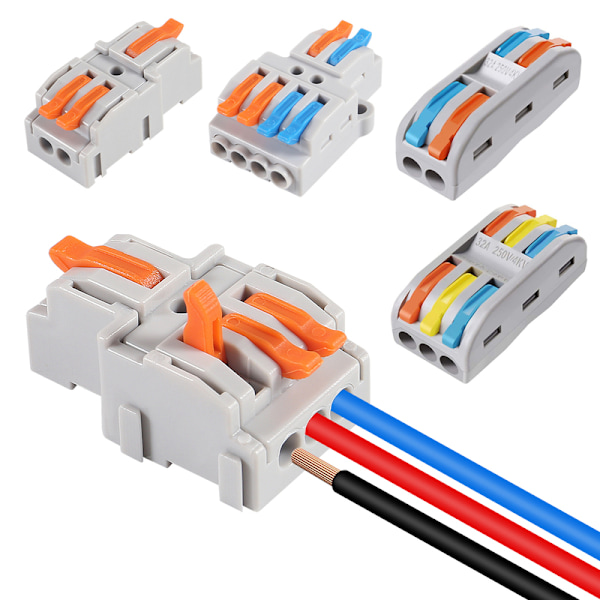 1 in Multiple out Snabbkoppling Universal Splitter colorful 222M