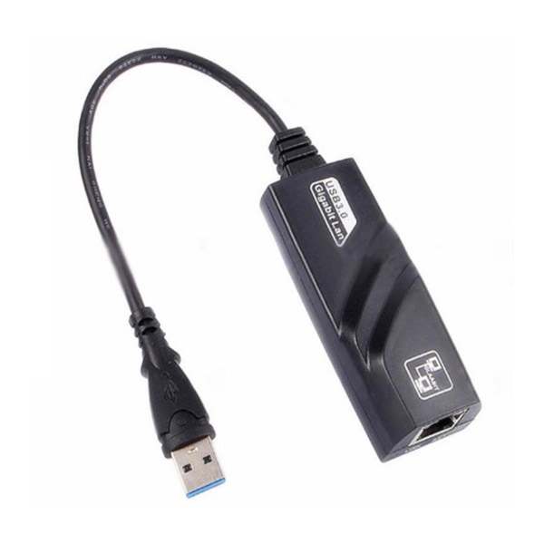 USB 3.0 Ethernet nätverkskort till Rj45 Lan 10/100/1000 Mbps Ethernet-adapter